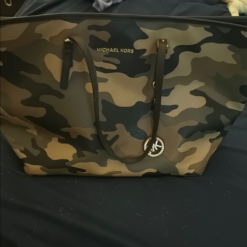 Michael Kors Camouflage Tote Bag